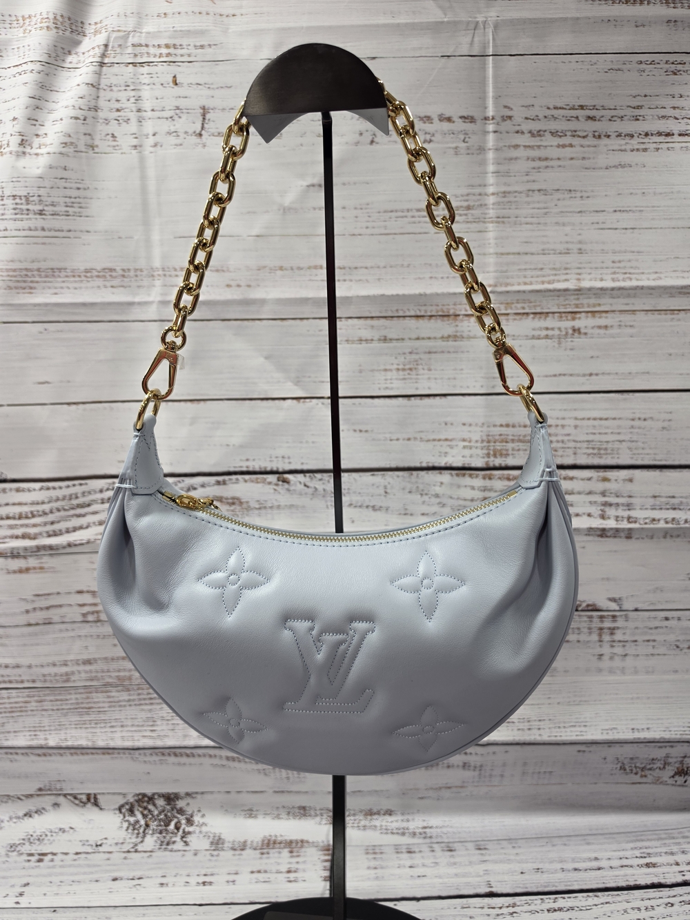 Louis Vuitton Ice Blue Over The Moon Hobo Bag - Picture 2 of 5